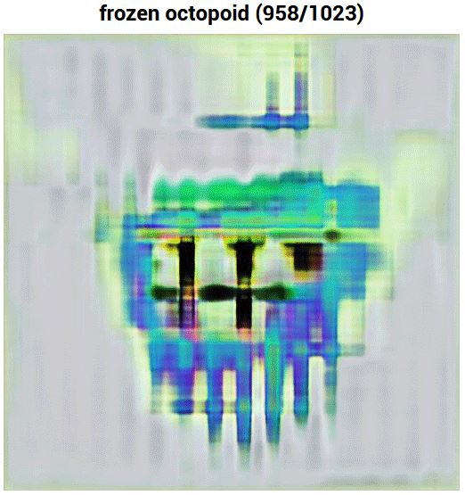 Braindrops NFT Art frozen octopoid (958/1023)